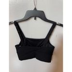 Spanx Ponte Square Neck Crop Top - Black - Size XS Photo 3