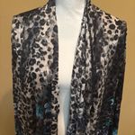 draper's & damon's Draper’s & Damon’s Women's Lace Stretch Jacket Cardigan animal print size XL/XXL Photo 3