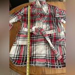 Mythology Plaid Robe One Size Fits All NWT Red Photo 7