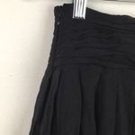 Flowy Black Silk Skirt Petite Size 6P Photo 3