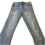 Rachel Zoe Rachel Roy Jeans Women's 2/26β Light Wash Distressed Straight Leg Denim Mid Rise Photo 3