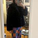 Mango NWOT - Hooded Faux-Fur Coat in Blue Photo 8