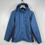 Outdoor Research Women's Hooded Insulated Jacket Blue Fleece Hybrid Zip Medium Photo 1