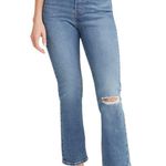 Levi's  Wedgie Straight Fit Distressed Knee Jeans Photo 0