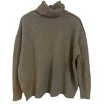 Fifteen Twenty Turtleneck Sweater – Medium, Tan, Cozy Minimalist Basic Photo 0