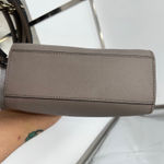 Kate Spade New York Owl Top Handle Crossbody Bag Taupe Saffiano Leather Photo 6