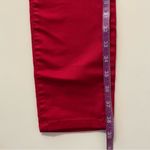 Charlotte Russe Refuge Dark Red 3-Button High Rise Skinny Jeans Size 2 EUC Photo 7