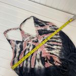 Young Fabulous and Broke Black & Pink Tie Dye Jumpsuit Racerback Tapered Size M Photo 7