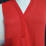 cupio  Red Striped Tank Top (S) Photo 2