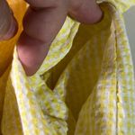 PREMIER INTIMATES (XL) 18W YELLOW/WHITE SEER SUCKER ZIP FRONT DUSTER PREOWNED Yellow Photo 7