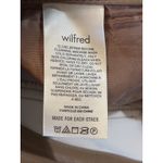 Wilfred  Brown‎ Tan The Melina Pant High-Waisted Vegan Leather Pants Womens 14 Photo 8