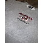 EXPRESS Vintage World Flag Crew embroidered Sweatshirt M Rare y2k coquette Photo 1