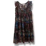 Anthropologie Lili's Closet Sibylline Mesh‎ Dress Small Boho Western  Ikat Photo 4