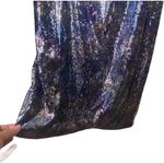 XOXO Multi Colored Sequins Sleeveless Black Dress Size Medium Photo 5