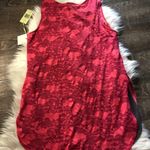 Tangerine  Burnout Workout Tank Tomato Loose Fit Photo 5