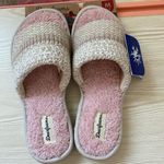 Dearfoams Ombre Stripe Pool Slide Slippers Photo 1