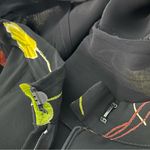 Cache Chiffon Floral Black Wide-Leg Pants (Black) - 6 Photo 6