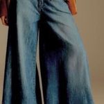 ZARA NWT MID-RISE PALAZZO LEG FULL LENGTH RIGID Ultra wide leg palazzos jeans 6 Photo 3