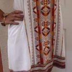 Urban Outfitters White Tribal Print Dress Photo 0