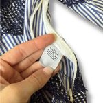 Tanya Taylor Tanya Taylor Pinstriped Off The Shoulder Lace Isadora Poplin Top Photo 5