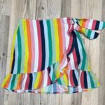 Karlie boutique wrap colorful rainbow skirt sz small. Photo 0
