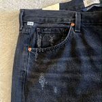 Citizens of Humanity Neve Low Slung Relaxed Jeans Obsidian Black Size 33 NWT Photo 10