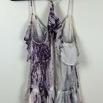 Free People Alligator Tie Dye Beauty Beaded Ruffle Tank Top Women’s Small Y2K Photo 6