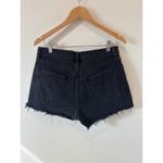 Abercrombie & Fitch Abercrombie Fitch Curve Love Mom Shorts Black High Rise Denim Shorts Size 10 Photo 2