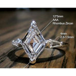 Boutique NEW Women's Marquis Platinum Plated Simulated Diamond Band‎ Ring Size 7 Photo 6