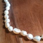 Peach Freshwater Pearl Stainless Steel Necklace Photo 5