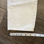 MOTHER Skinny Not Skinny Broken Mirror White Distressed Jeans Size 26 Photo 11