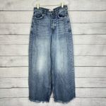 Free People Old West Slouchy Jeans Wide Leg Blue Denim Hi Rise We The Free Sz 27 Photo 1