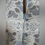 Endless Rose  Lt Blue White Lace Paris Peaches Mini Dress size Large $150 Photo 9