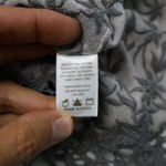 Sunday in Brooklyn Gray Cardigan Linen Crochet Floral Whimsical Fairycore Sz S Photo 7