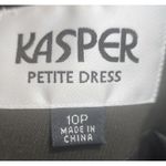 Kasper Petite Dress Suit Set Blazer Skirt Olive Green Business Career Size 10 Photo 11