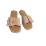 Seychelles  Manhattan Sandals Women's 6 Slide Sandal Blush Pink Suede Photo 2
