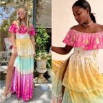 Love Shack Fancy NWT VYNNE Ombré Tiered Maxi Dress Photo 1