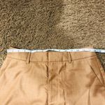 Commense Women's High Waisted Cropped Skinny Straight Leg Trousers Tan Medium Tan Photo 7