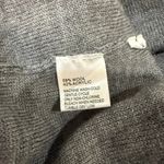 Loft Ann Taylor  Petites Gray Sweater Dress‎ Medium Short Sleeve Cowl Neck Photo 6