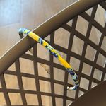 Anthropologie  Vibrant Yellow and Blue Headband Photo 8