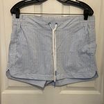 Vineyard Vines  Women’s Blue & White Striped Drawstring Active Skort Size M Photo 0