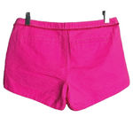 Lilly Pulitzer Shorts Women 0 Bright Pink Adie Bubbly Chino Fringe Trim Colorful Photo 1