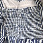 Jessica Simpson New  Blue & White Stripe Nautical Cotton Midi Dress Sz M Photo 4