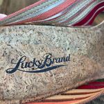 Lucky Brand  Wedge Ribbon Sandals - size 7.5 Photo 6
