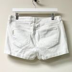 Paige  Jimmy Jimmy Mid Rise 5 Pocket Denim Jean Shorts White Women's Size 28 Photo 5