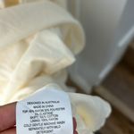 Paper Heart  Strapless Black Cream Colorblock Midi Maxi Dress Size Large Photo 6