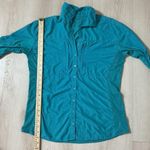 KUHL Women's Teal Long Sleeve Hiking Camping Outdoor Shirt Size 16S Photo 2