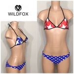 Wildfox patriotic reversible mixed bikini. NWT Photo 1
