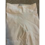 Tre Boutique Mason White Pull On Split Hem Capri Pants Size 2 Photo 1