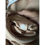 Lululemon 1/2 Zip Long Sleeve Top in Beige Size 6 Photo 6